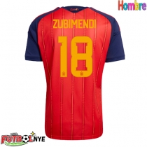 Camiseta España Martin Zubimendi #18 Primera Equipación Mundial 2026 manga corta